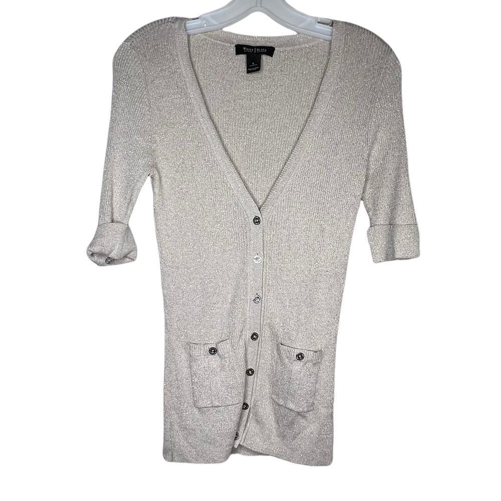 WHBM Silk Blend Cardigan Sweater